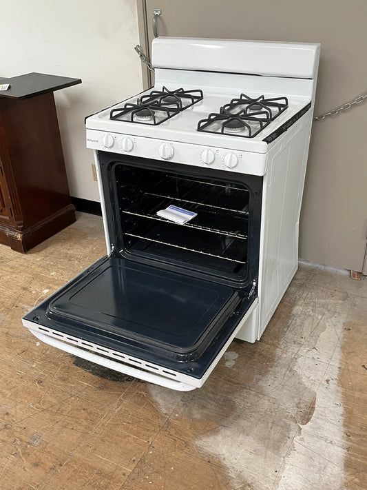 Hotpoint 4.8Cu.ft Free-Standing 4 Burner Gas Range - Minor Dents