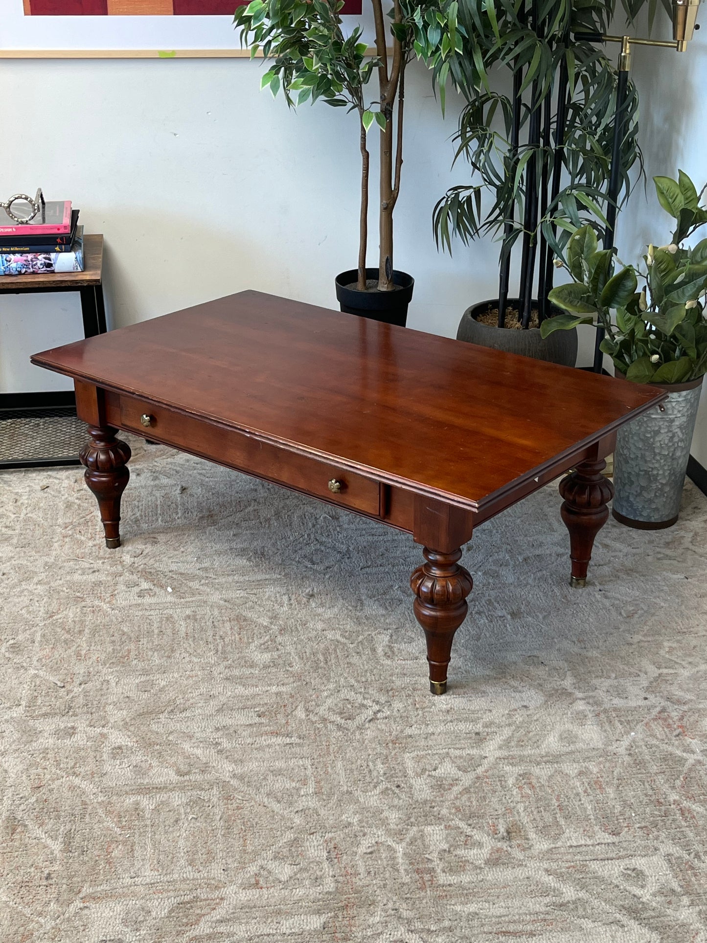 Ethan Allen Coffee Table With Scratches