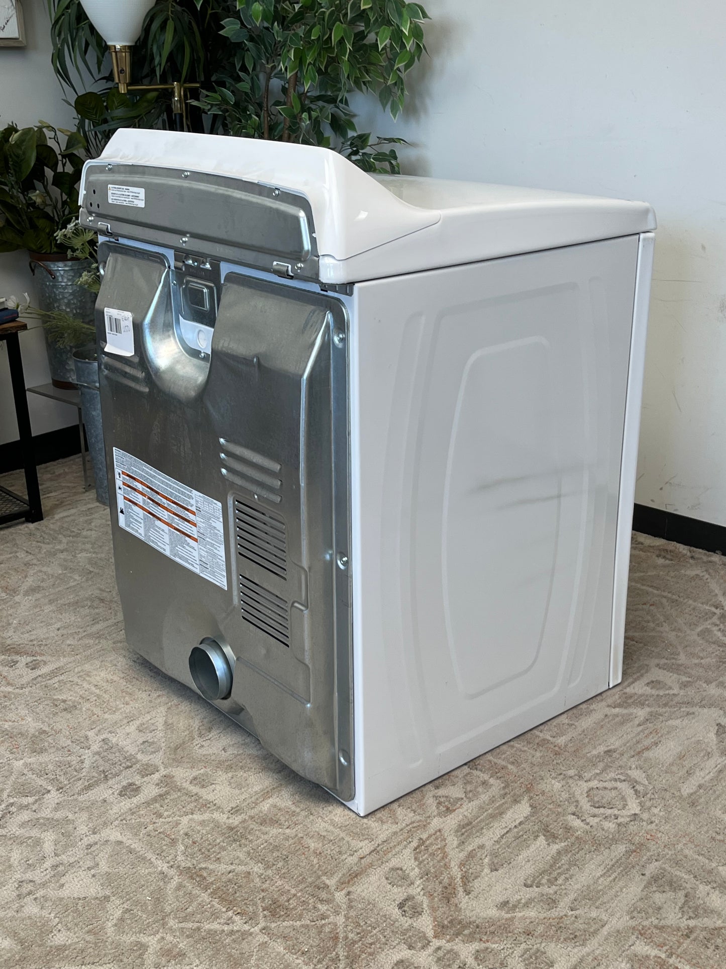 Whirlpool 7 cu. ft. White Top Load Electric Dryer Without Plug - Scratched