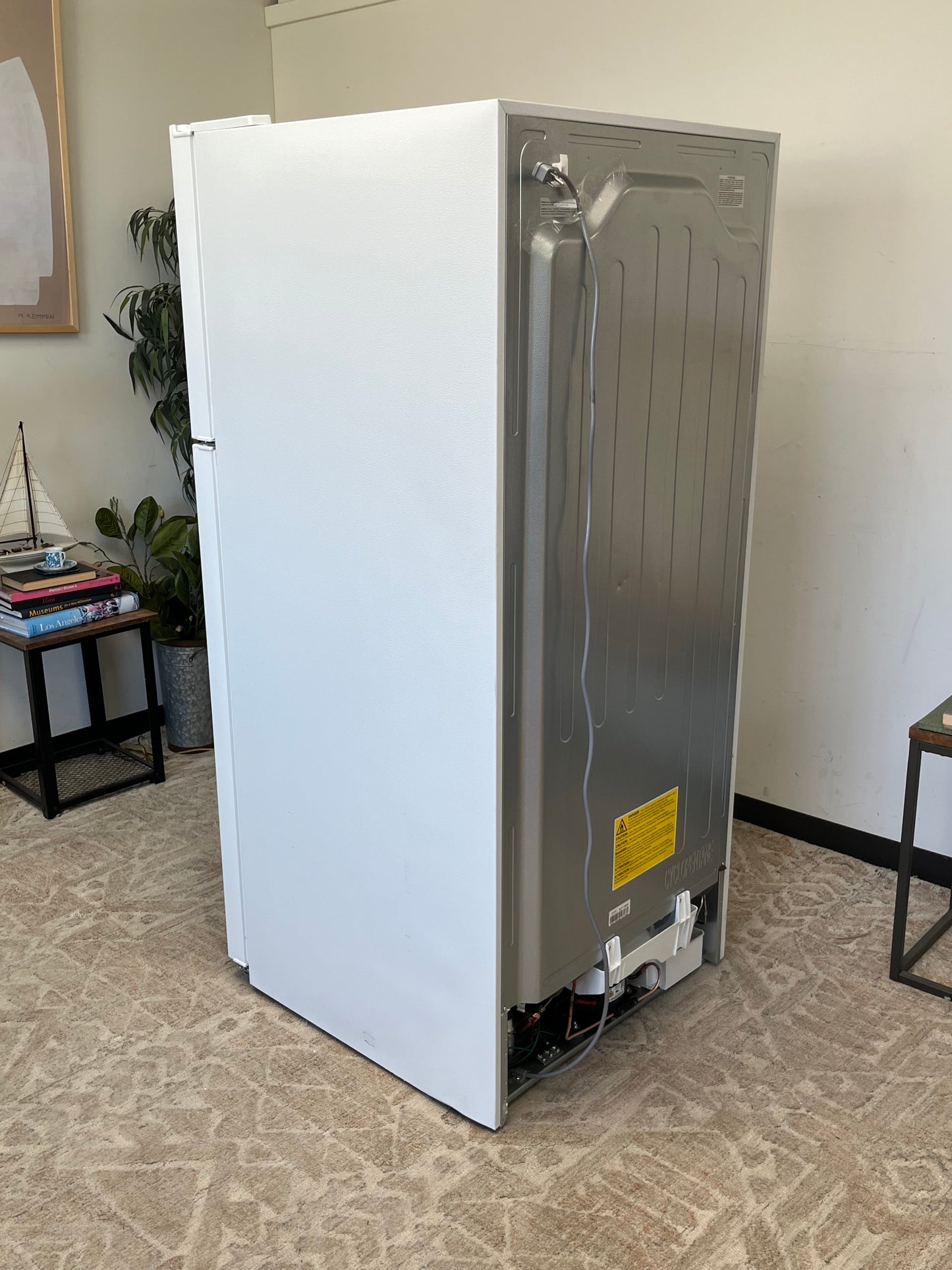 Seasons 18 Cu. Ft. Top-Freezer White Refrigerator