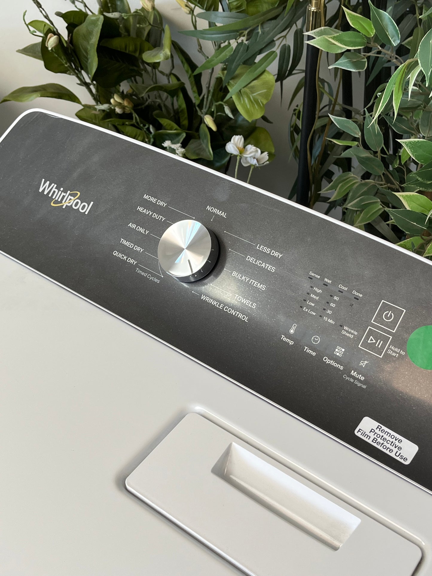 Whirlpool 7 cu. ft. White Top Load Electric Dryer Without Plug