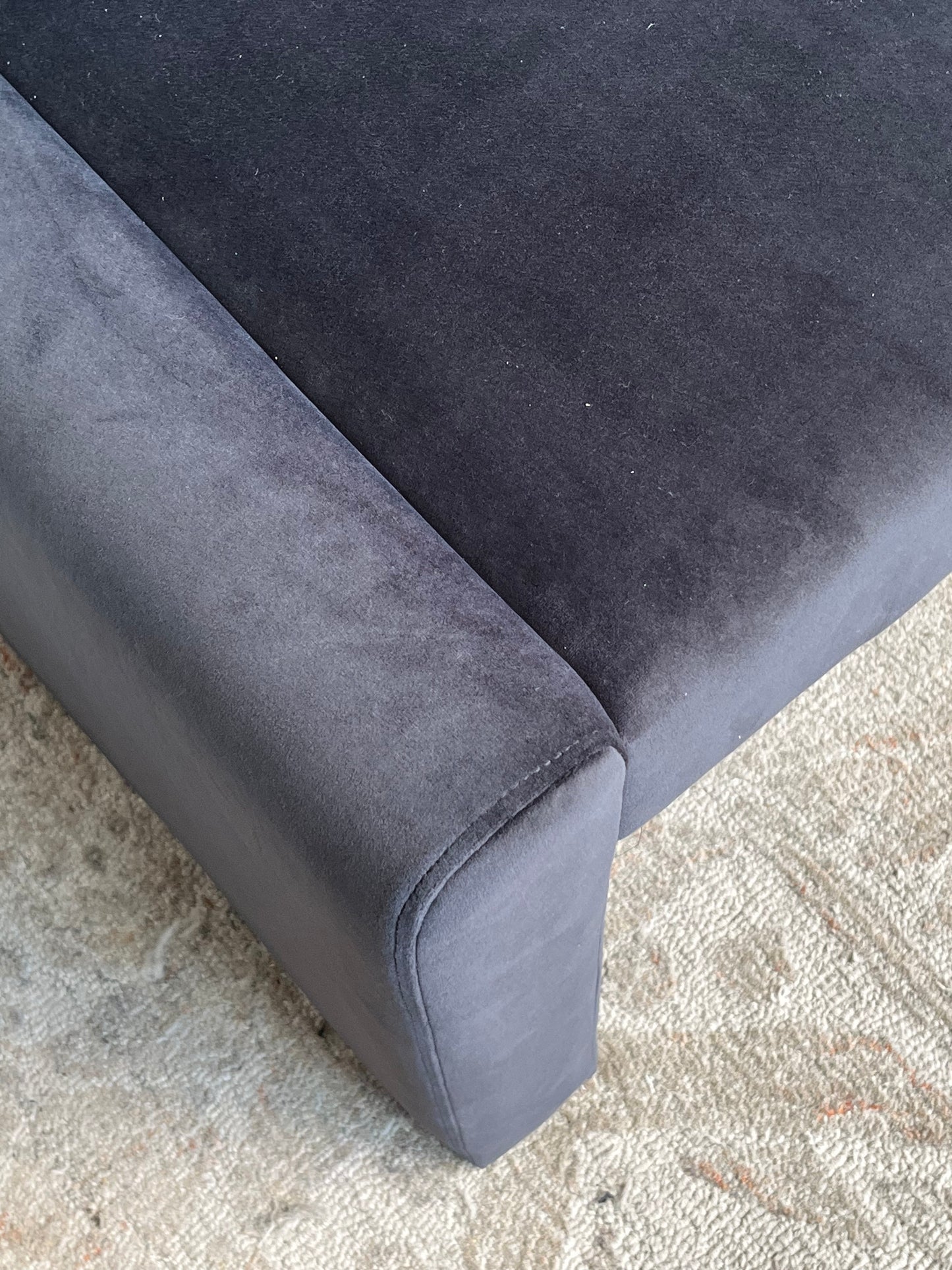 Modern Black 47" Bench