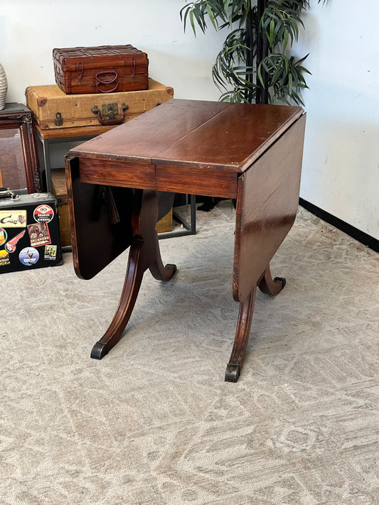 Antique Drop-Leaf Dining Table