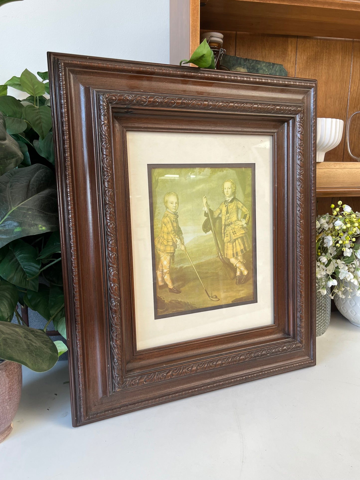 William Mosman "Sir James Macdonald and Sir Alexander Macdonald" Framed Artwork