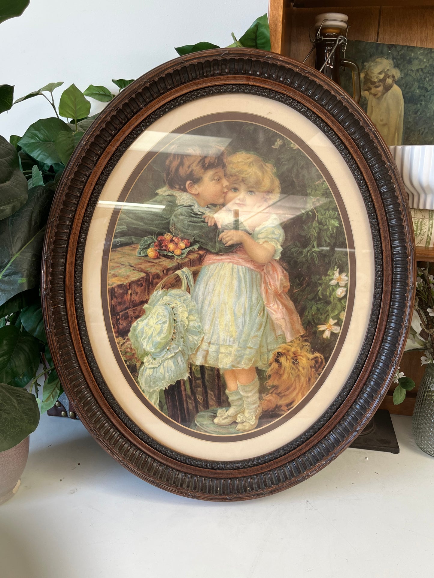 Frederick Morgan "Over The Garden Wall" Framed Artwork