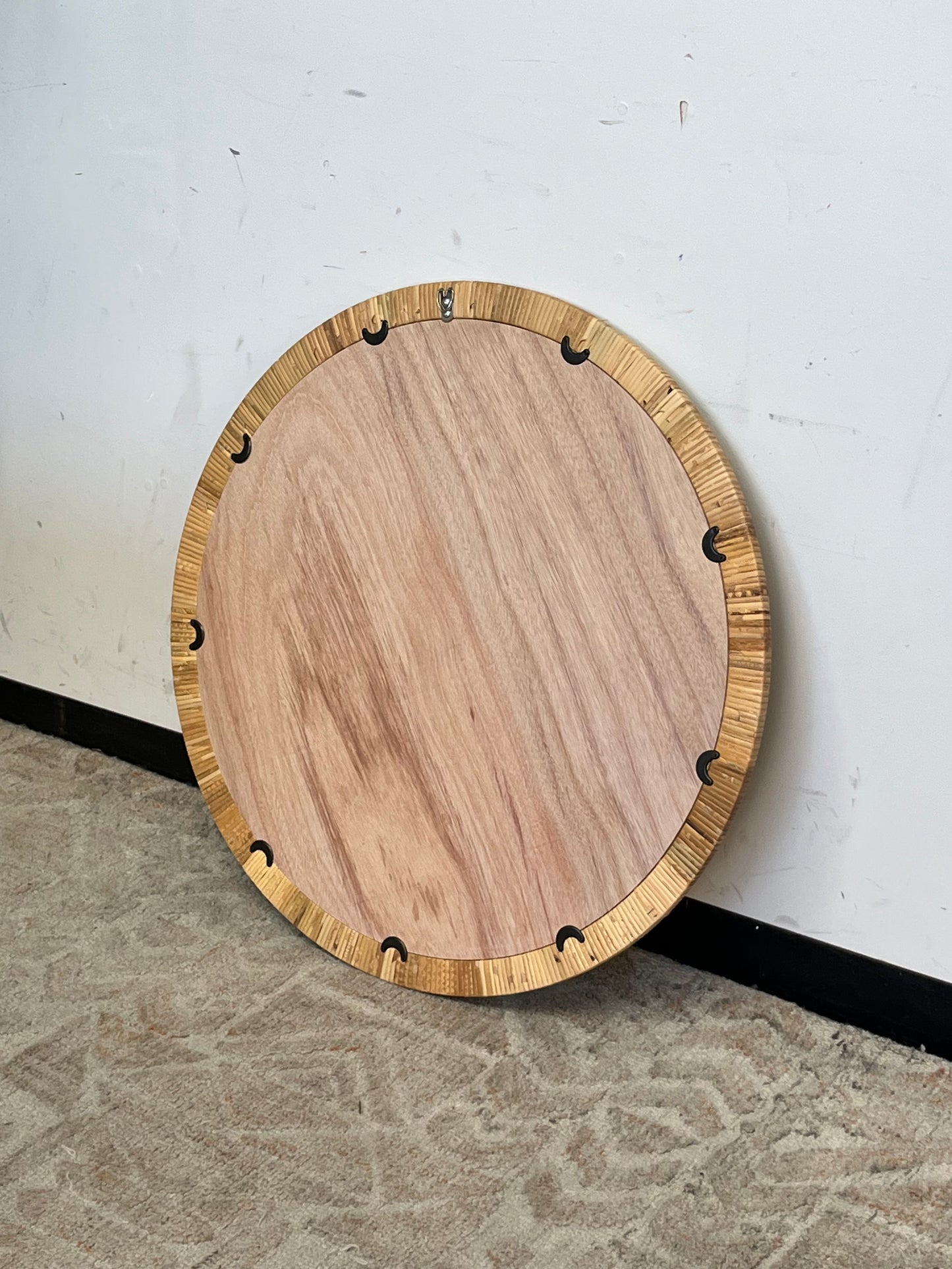 Natural Rattan 28" Mirror