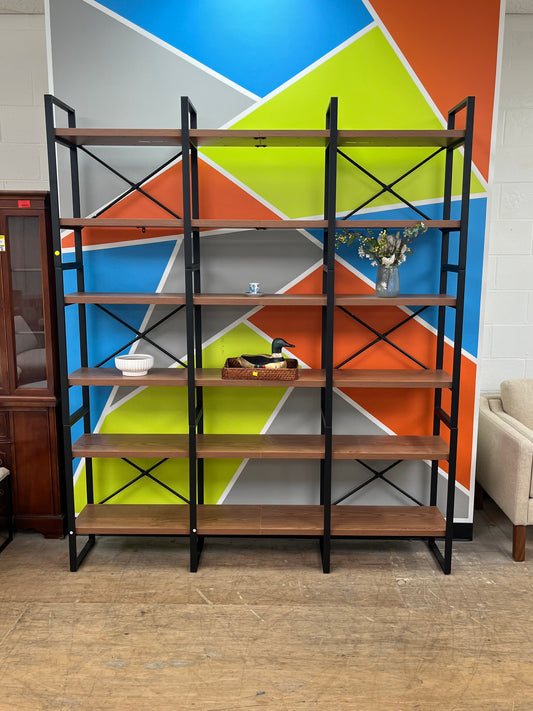 Modern Style 84" Industrial Bookcase