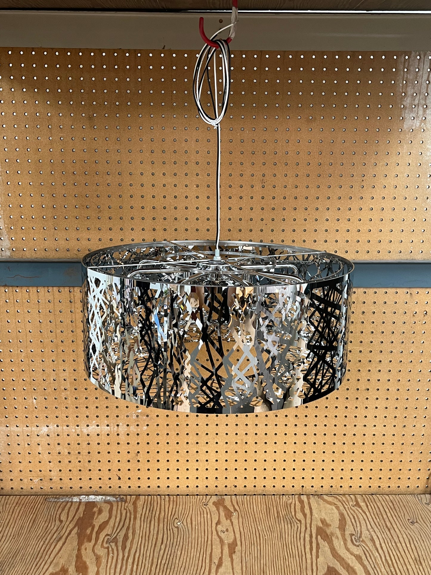 Kuzco Lighting Silver Hanging Lamp