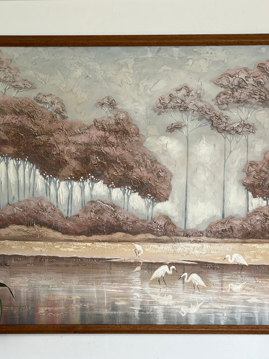 Original Oil Painting Signed "Ferrante" 43 x 53