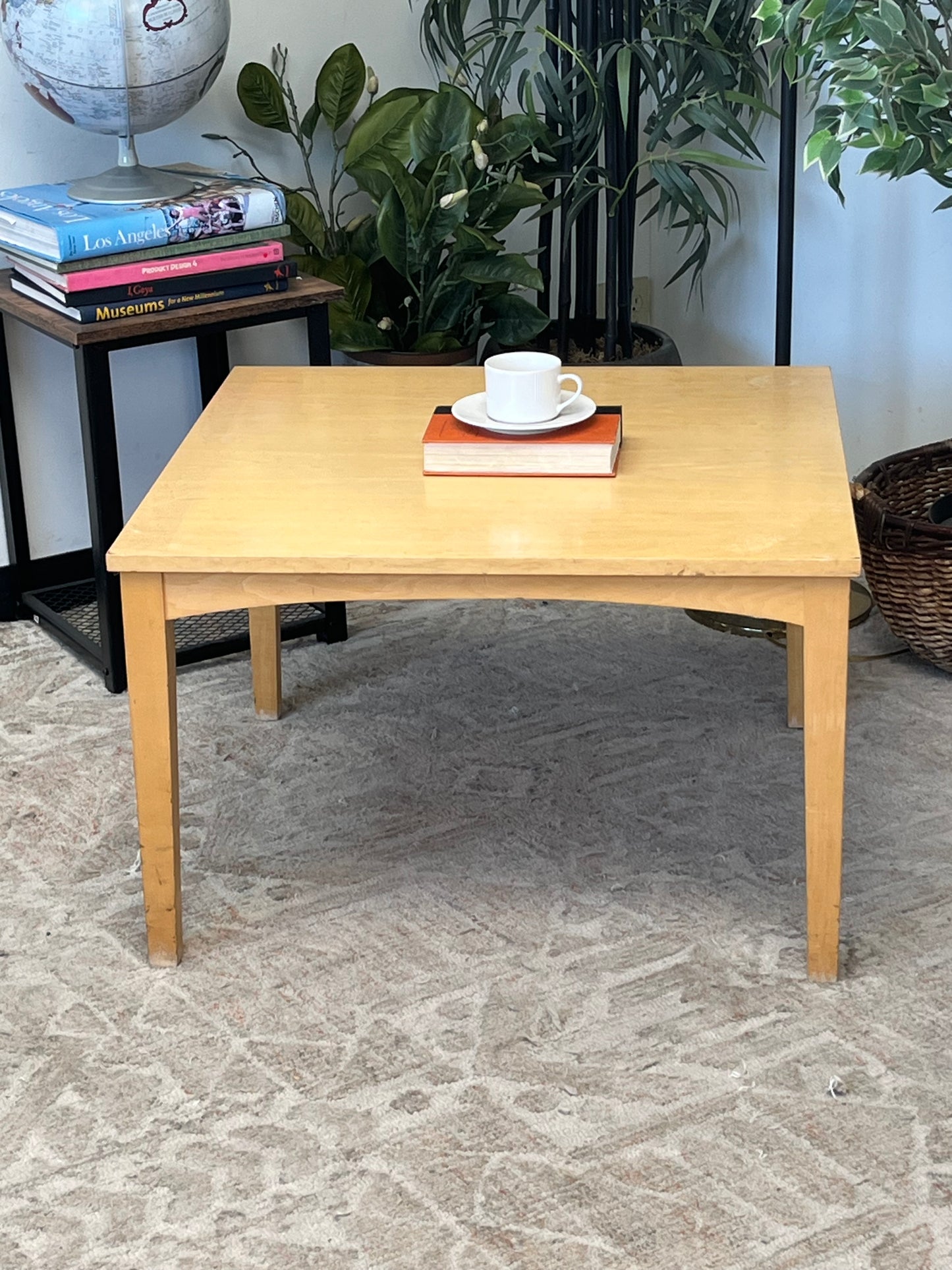 Wooden Square Coffee Table