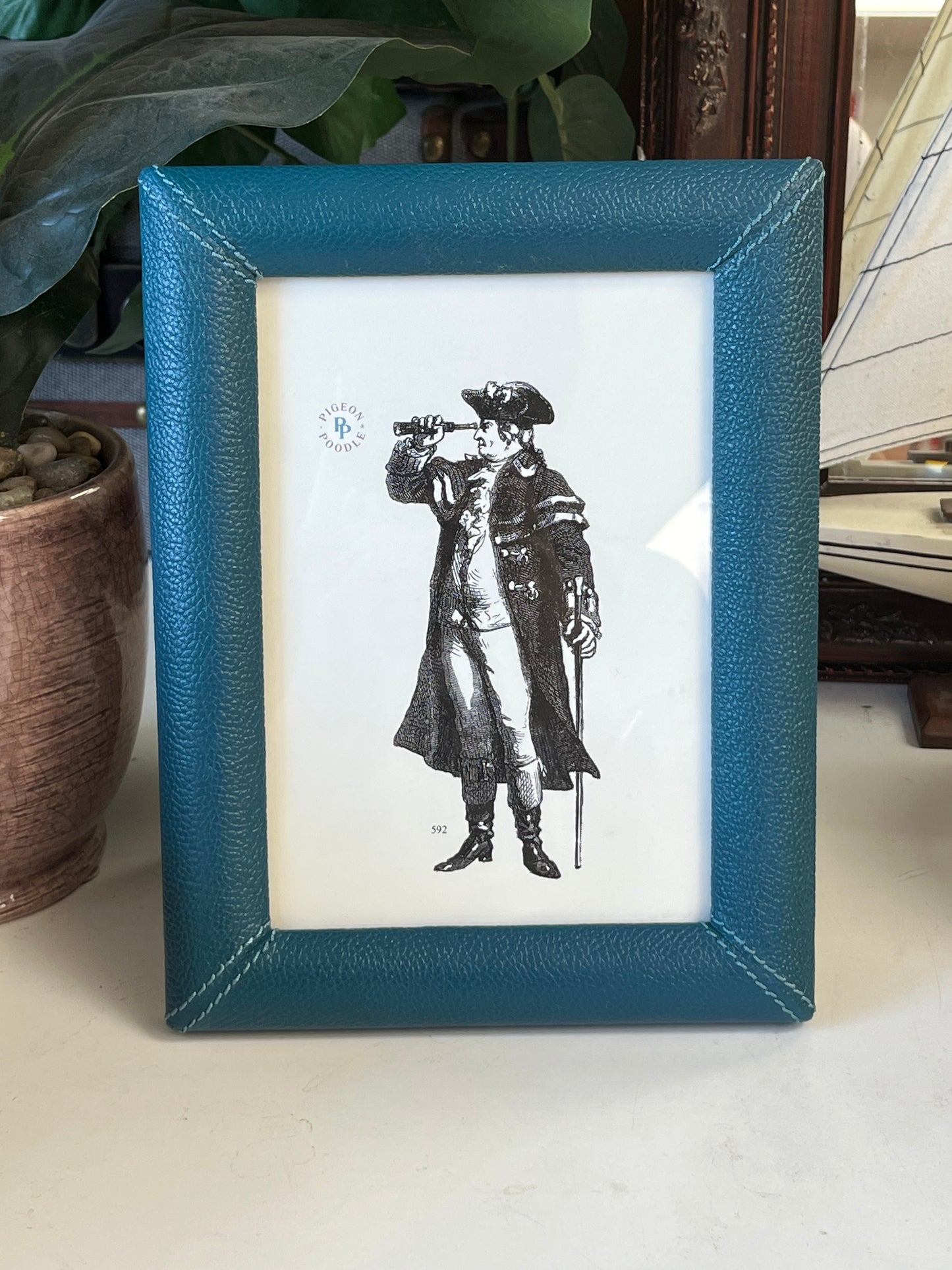 Modern Teal 7" x 5" Picture Frame