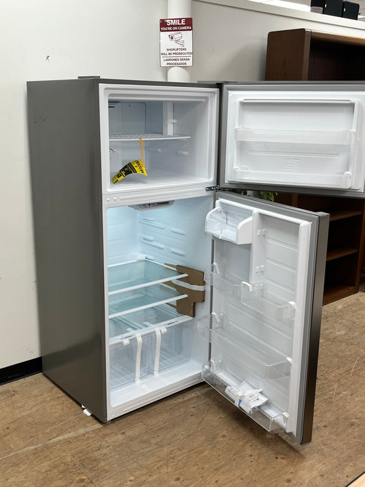 Seasons 18 Cu. Ft. Stainless Steel Refrigerator
