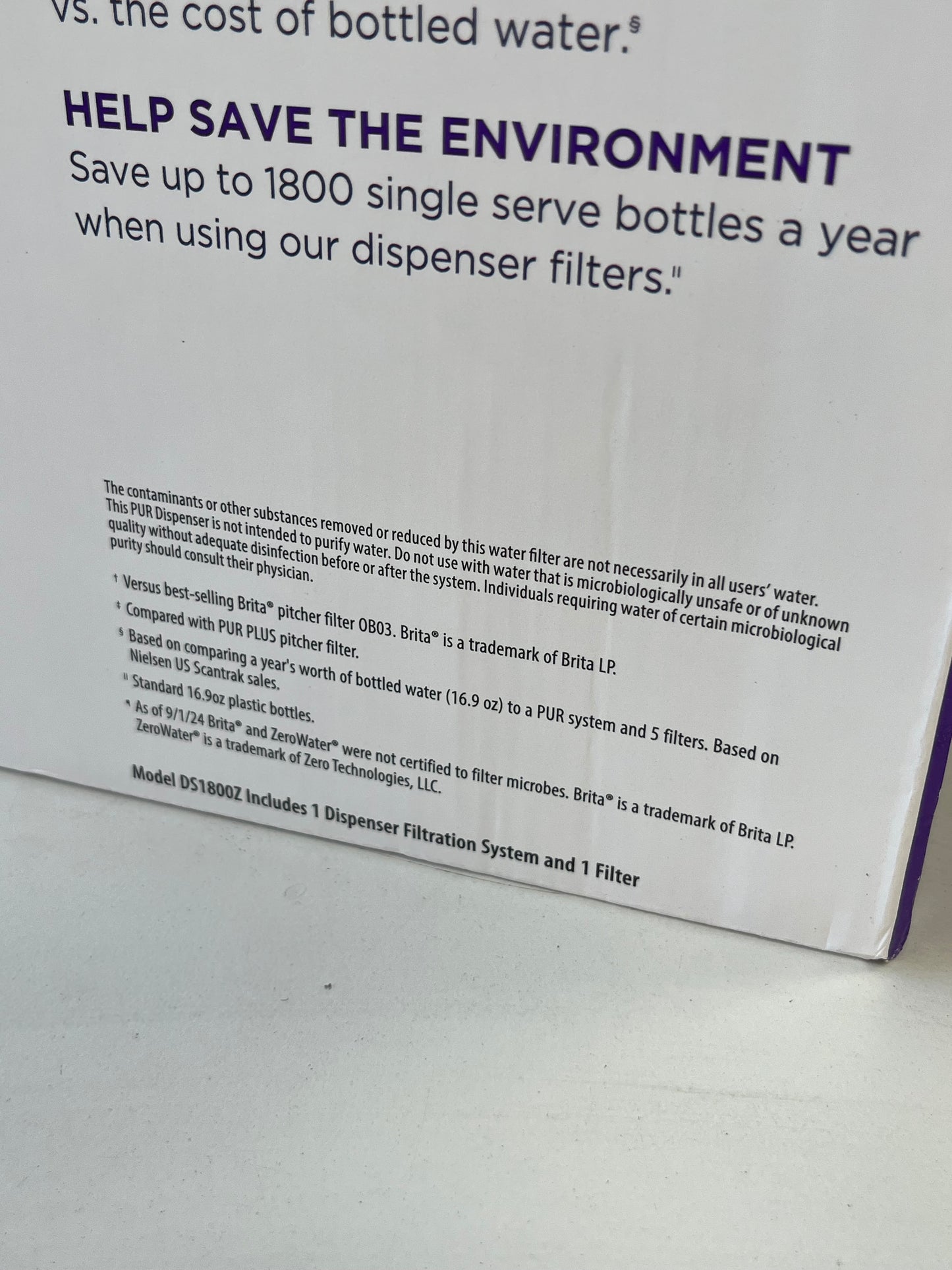 PUR 30-Cup Countertop Water Filter Dispenser, 1 Genuine PUR Filter