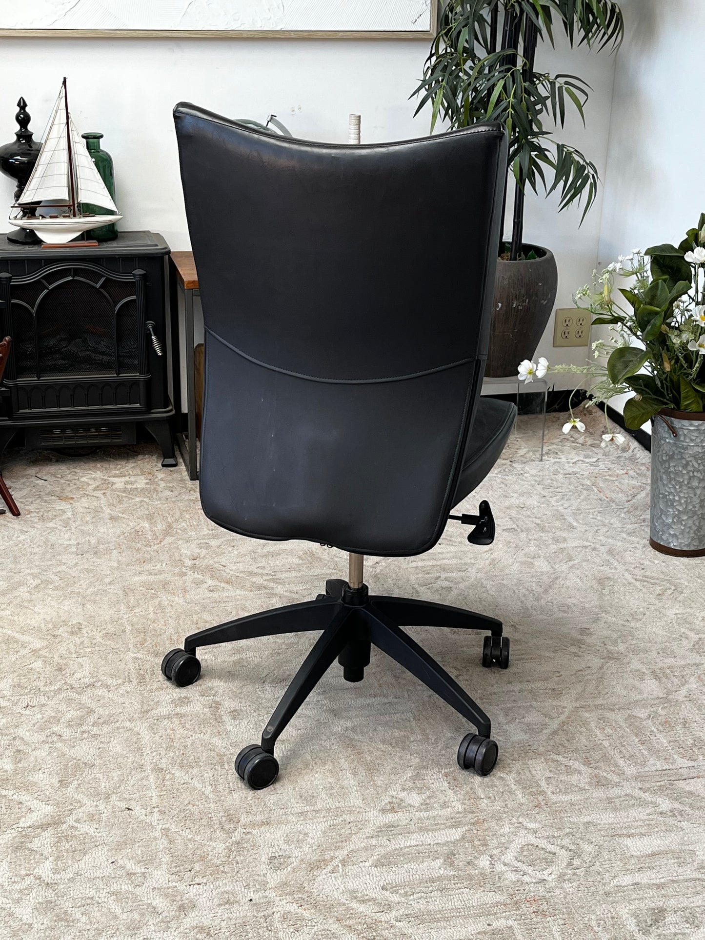 Modern Faux Leather Office Chair