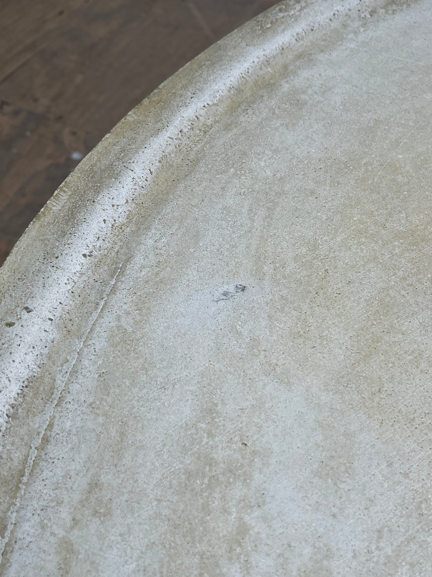 Oval Stone Outdoor Patio Table