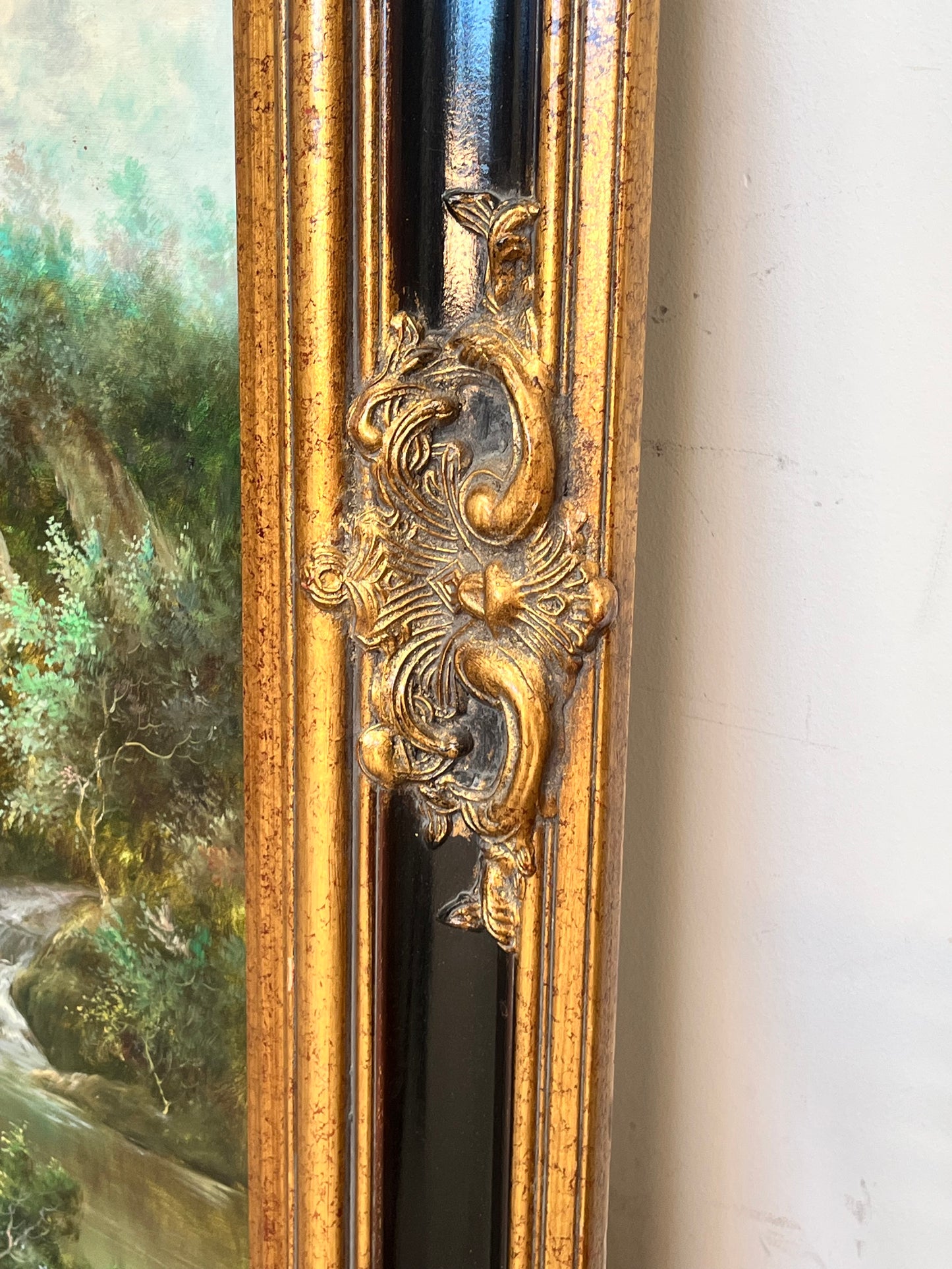 European Style Framed 47" x 59" Landscape