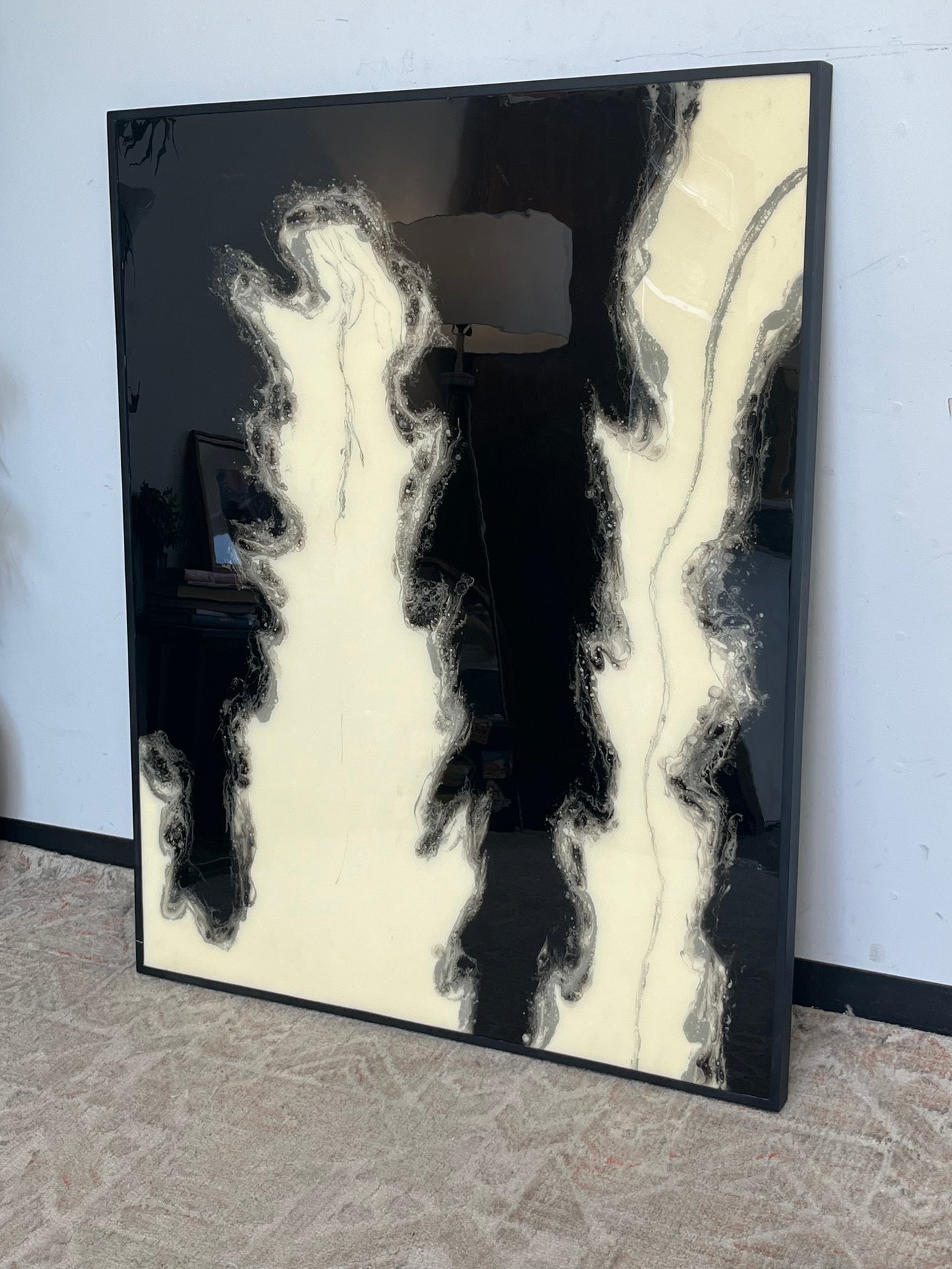Framed Marble Resin Art