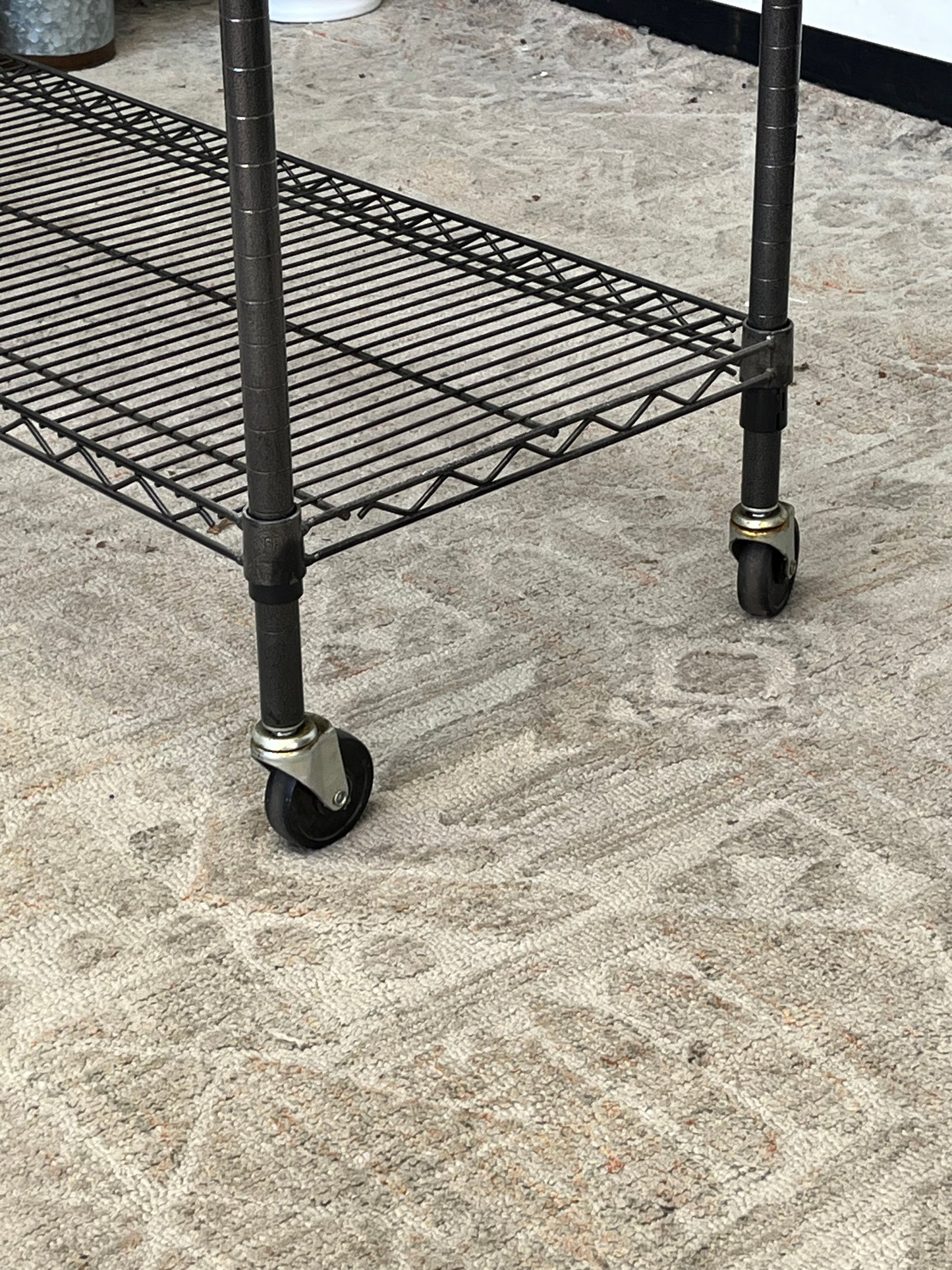 Industrial Black Metal Rack