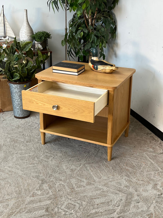 Modern Round Edge Nightstand