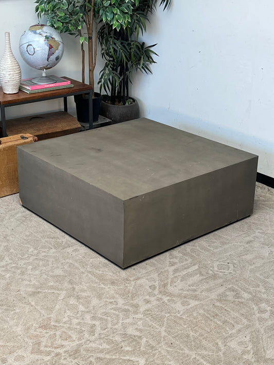 Modern 40" Square Coffee Table