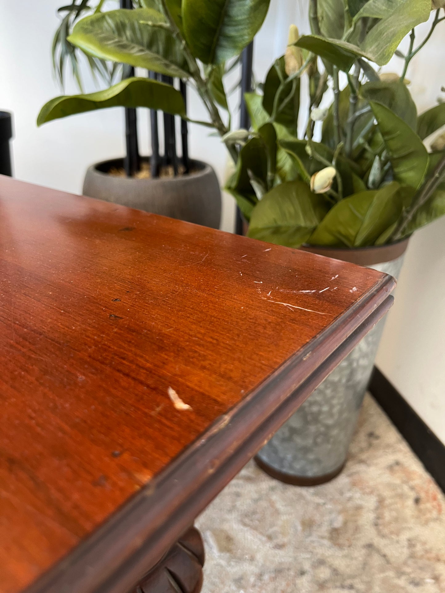 Ethan Allen Coffee Table With Scratches