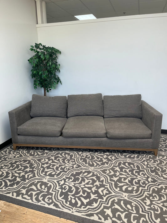Traditional Style Gray Sofa