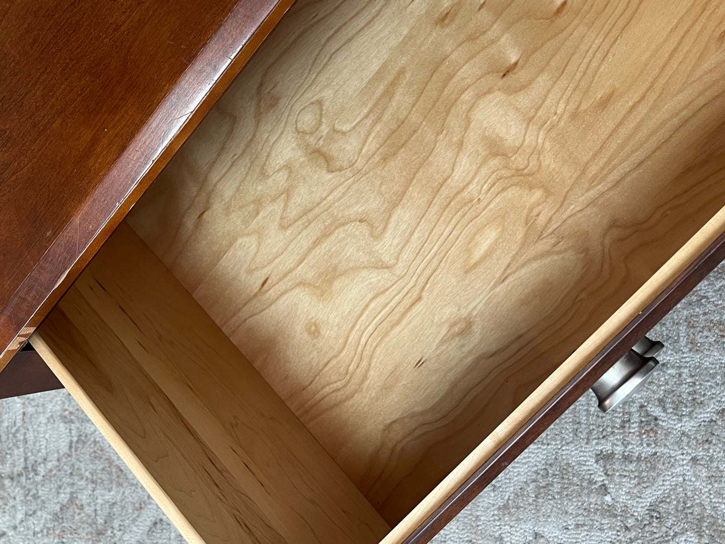 Ethan Allen Style Coffee Table With 2-Drawers