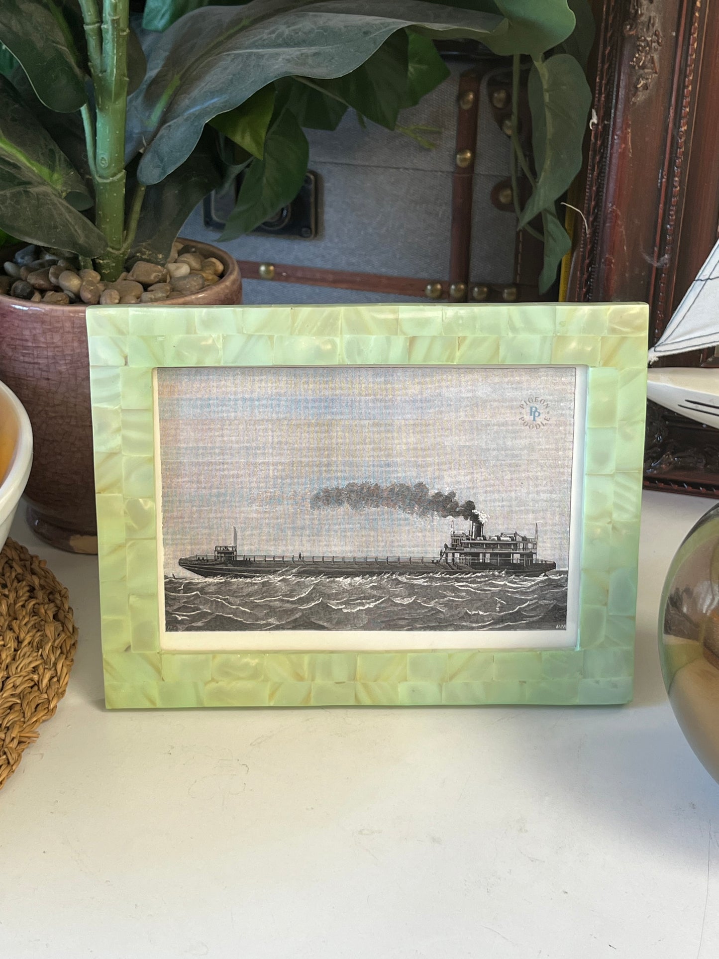 Modern Mint Green 5" x 7" Picture Frame