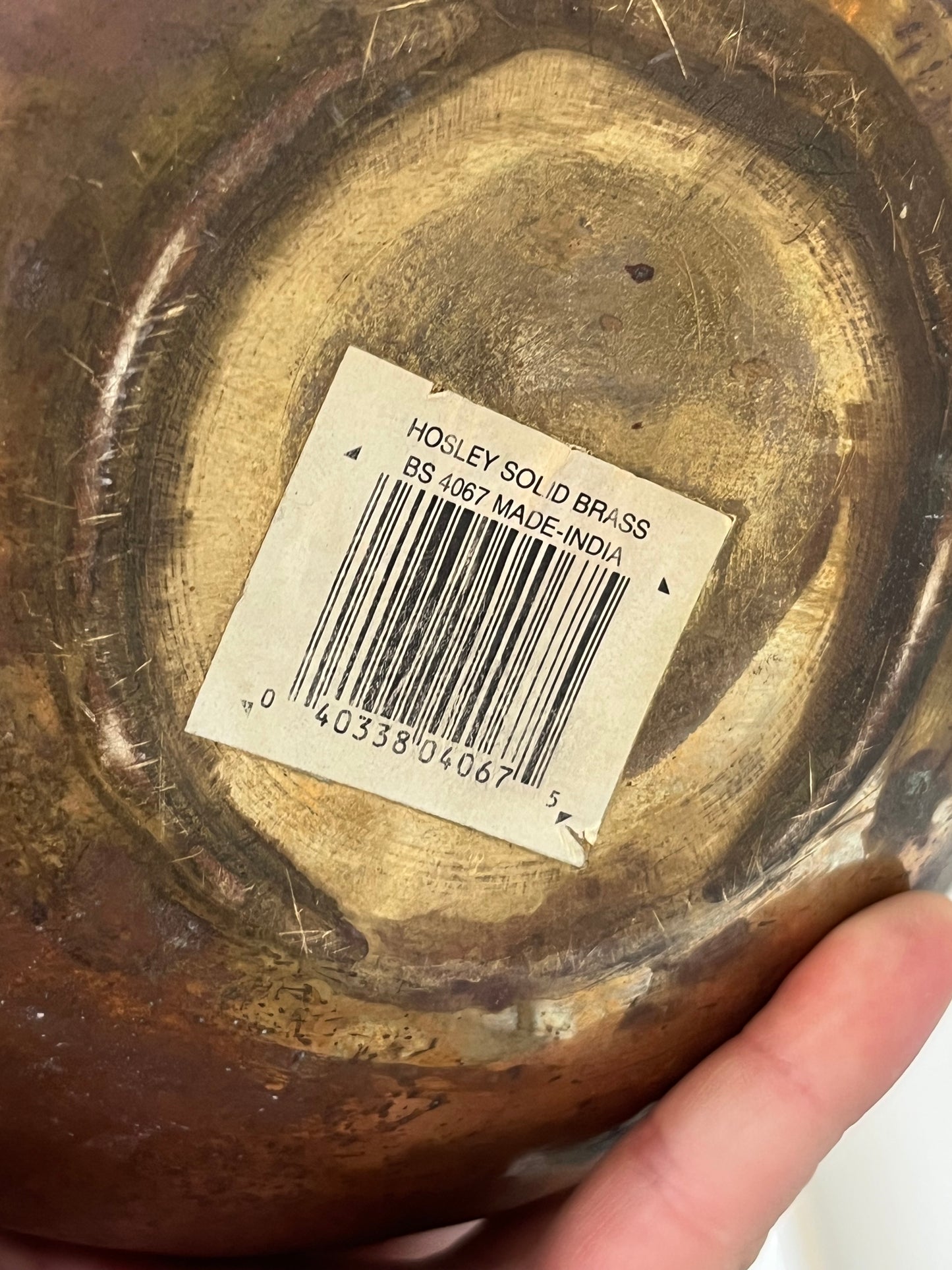 Brass Tone Orb Table Lamp