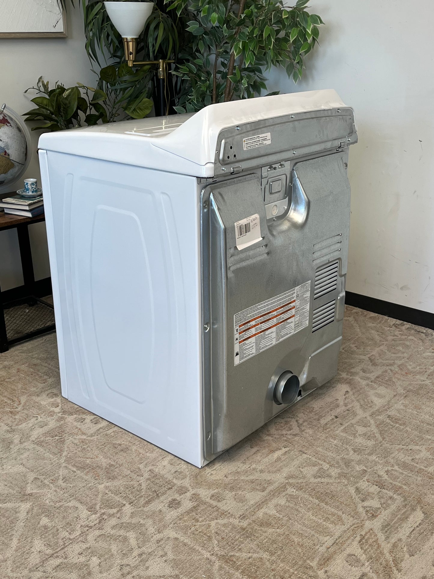 Whirlpool 7 cu. ft. White Top Load Electric Dryer Without Plug - Scratched
