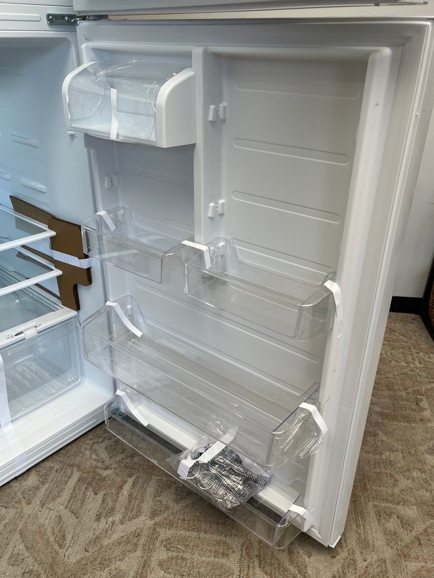 Seasons 18 Cu. Ft. Top-Freezer White Refrigerator
