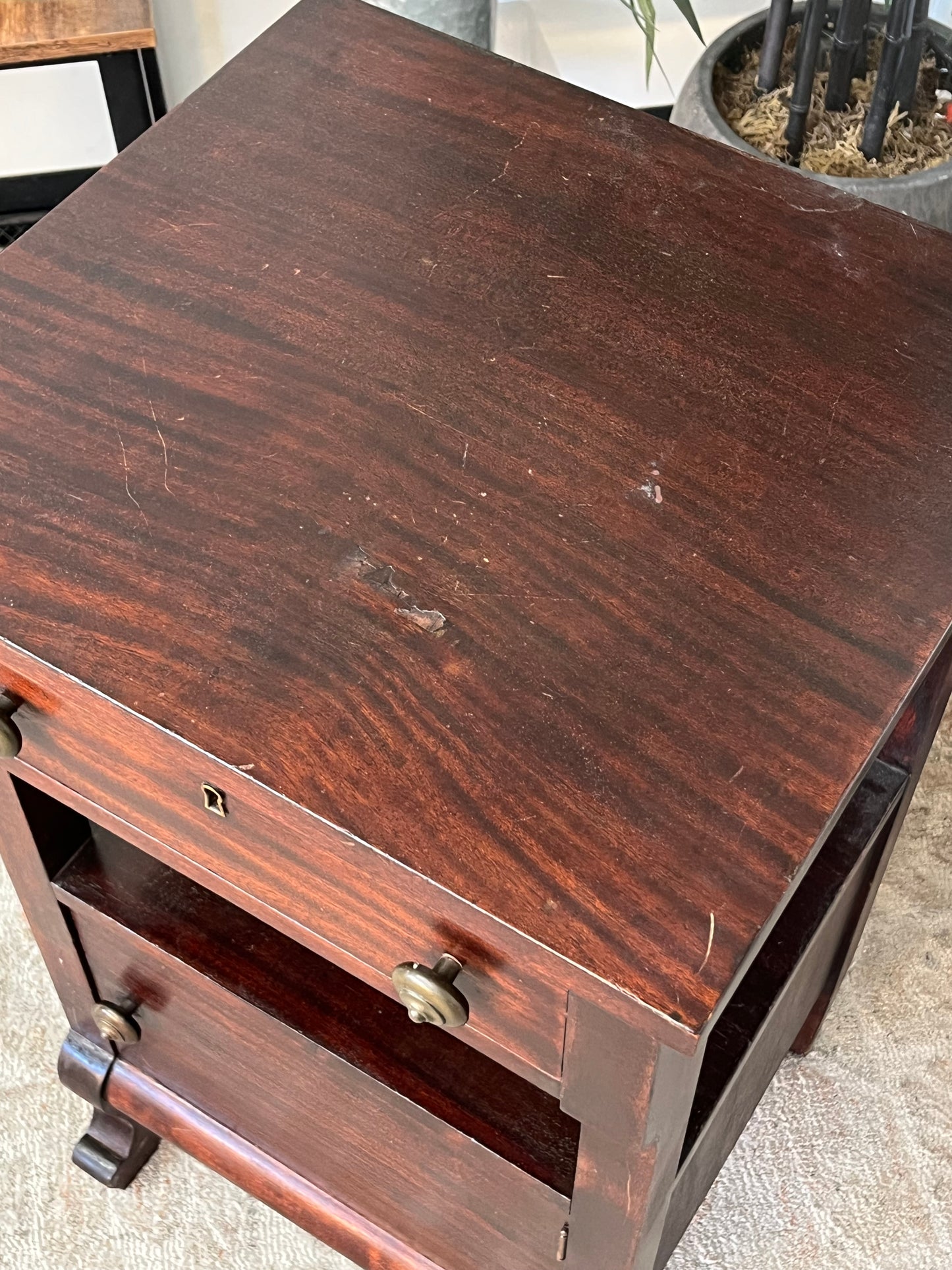 Antique Wooden Nightstand