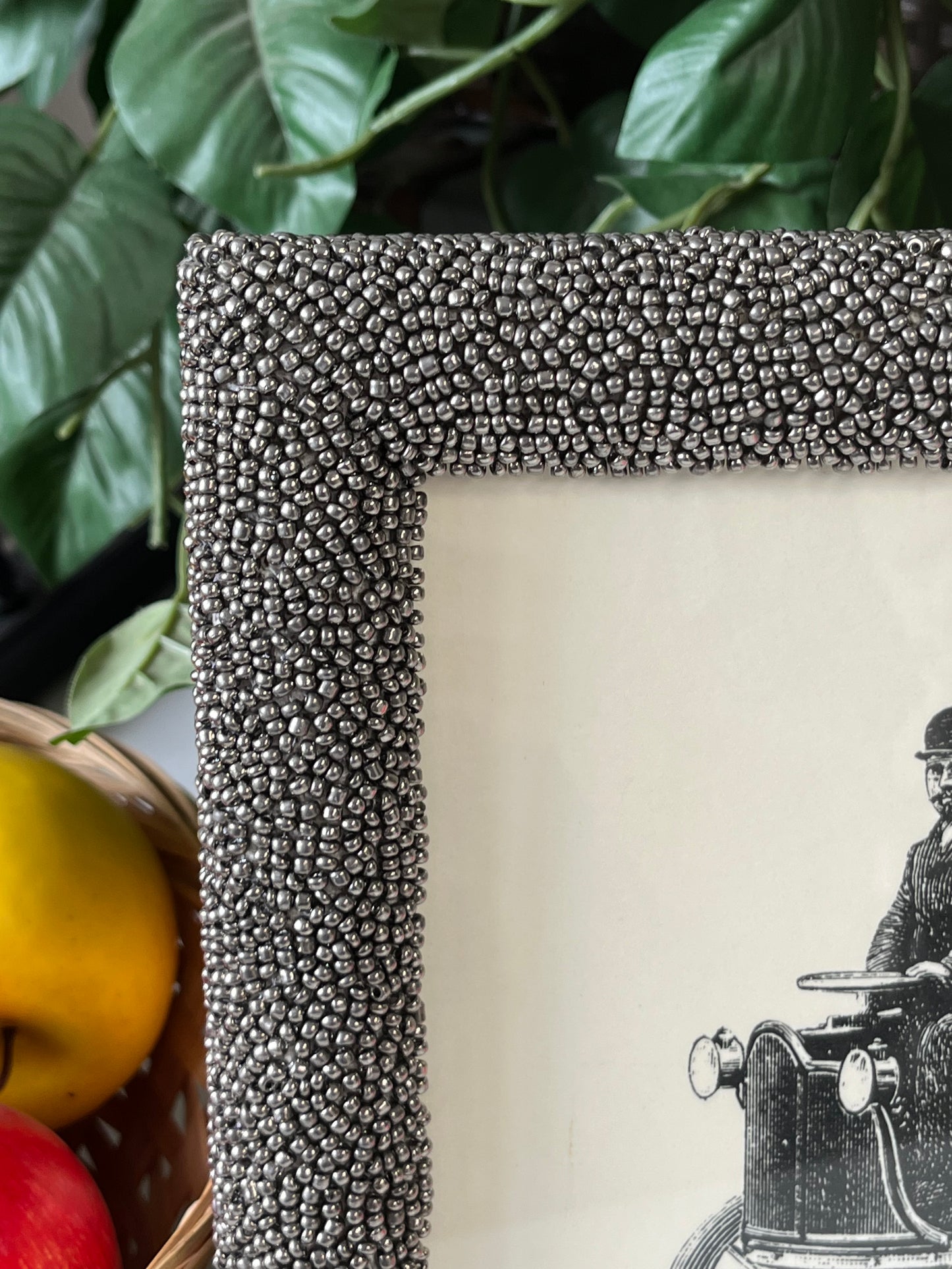 Modern Silver Pebbled 8" x 10" Picture Frame