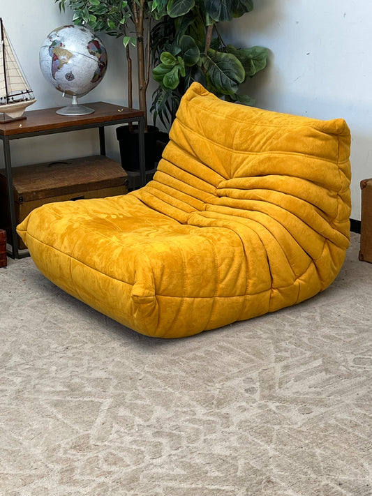 Modern Bean Bag Yellow Chair