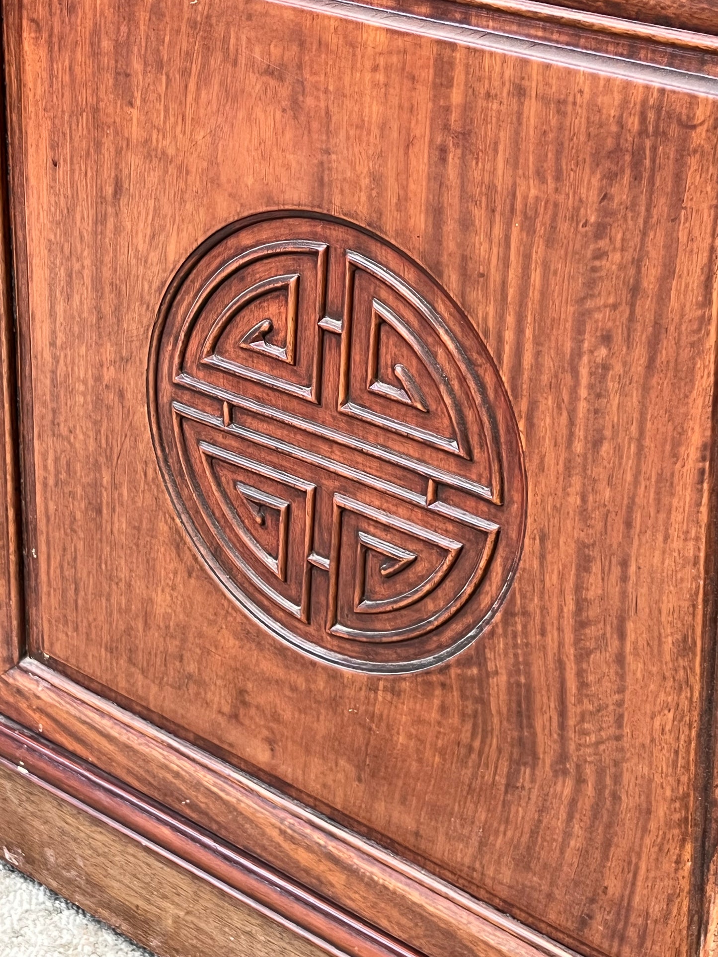Asian Style Rosewood Sideboard