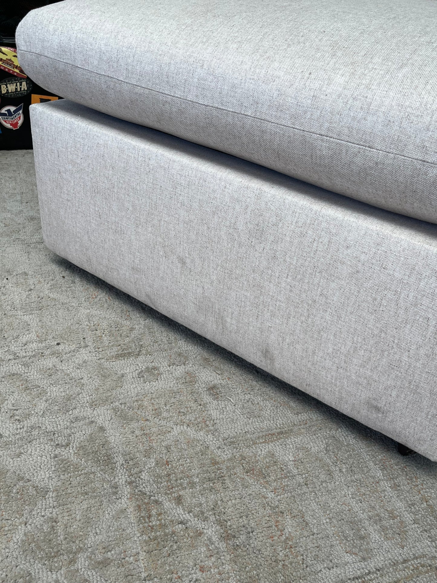 Modern Armless Slipper Chair