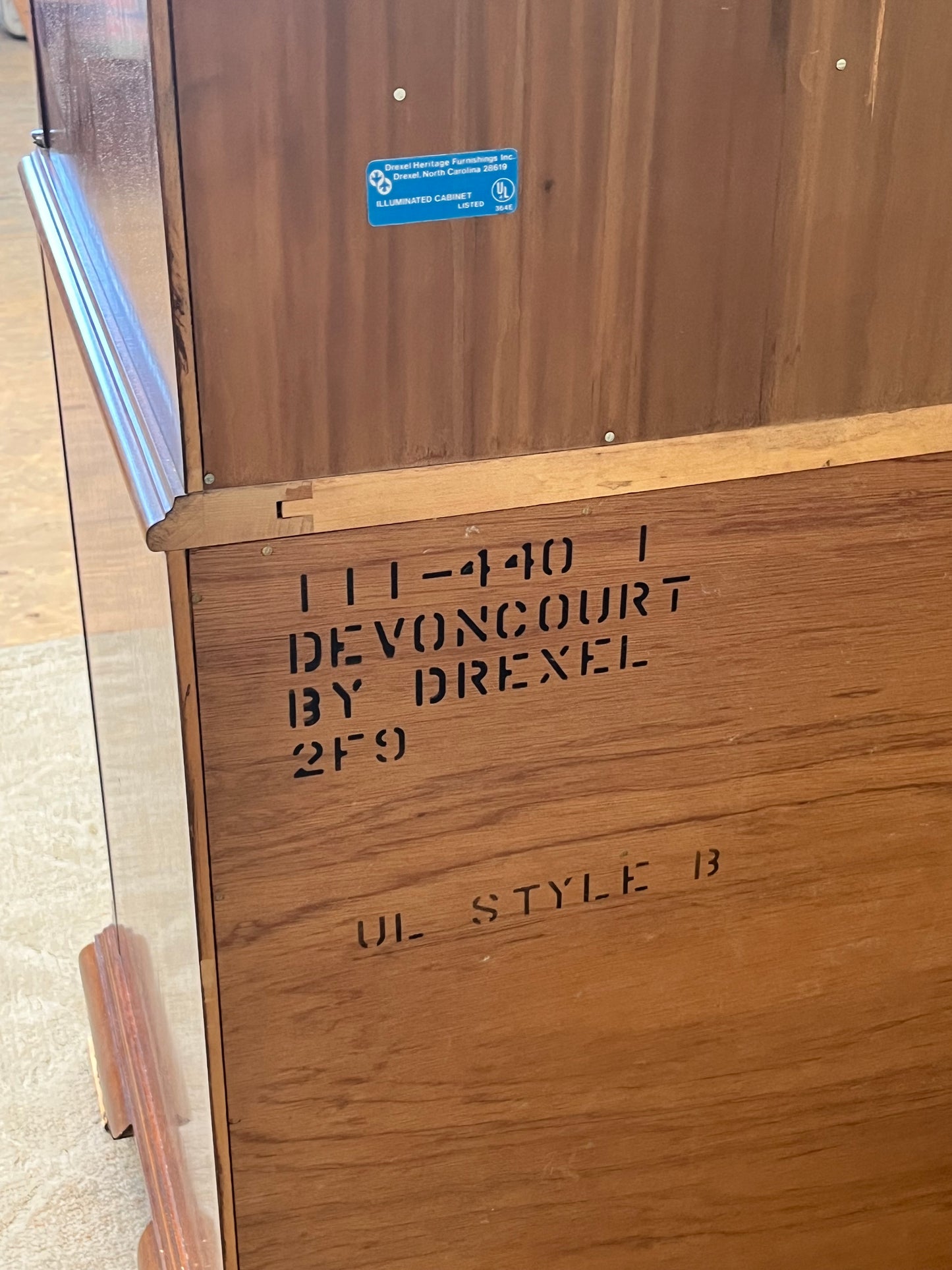 Drexel Vintage Traditional Devoncourt Armoire Wardrobe Closet