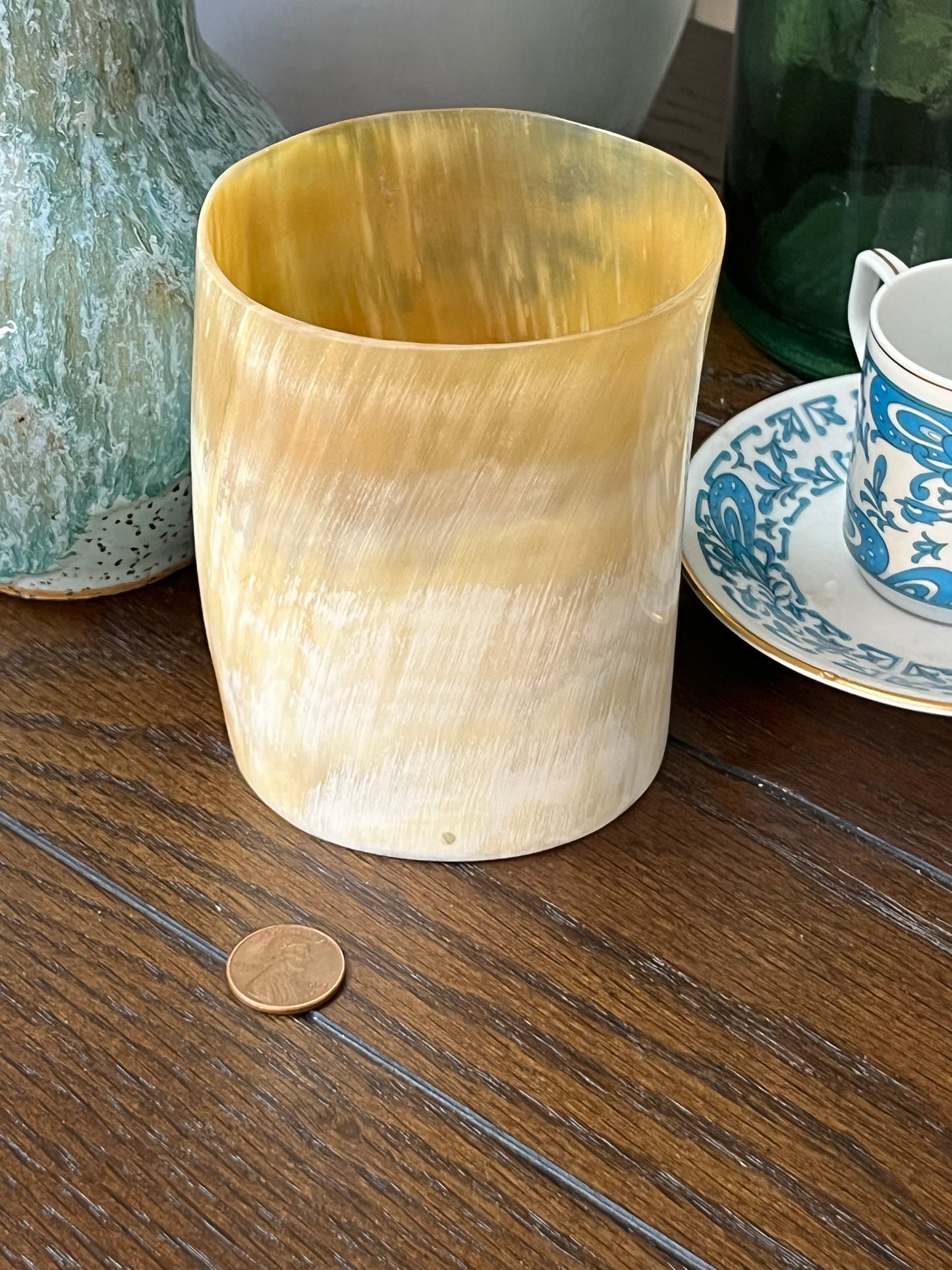 Water Buffalo Horn Vase For Plants