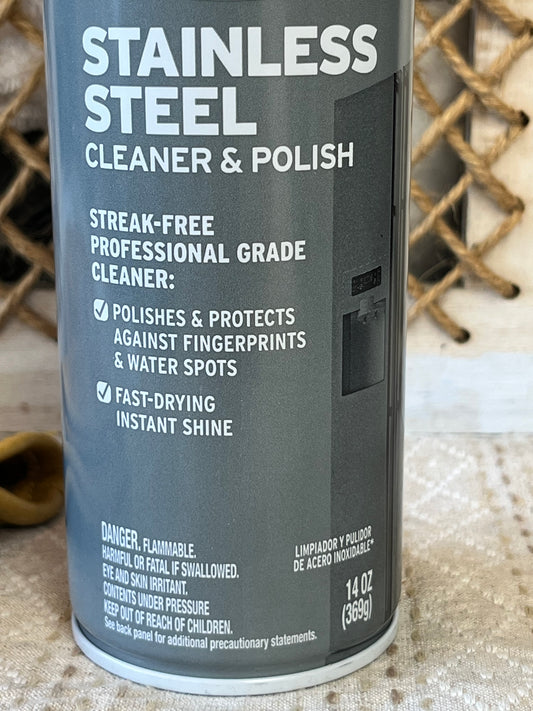 Zep Stainless Steel Cleaner 14oz
