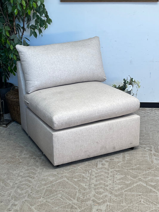 Modern Armless Slipper Chair