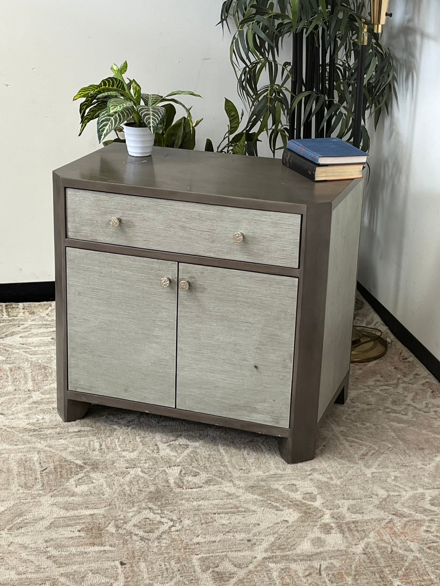 Two Tone Double Door Nightstand