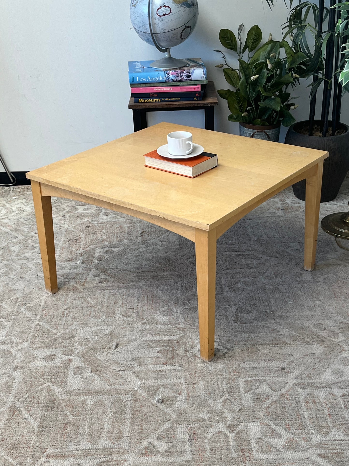 Wooden Square Coffee Table