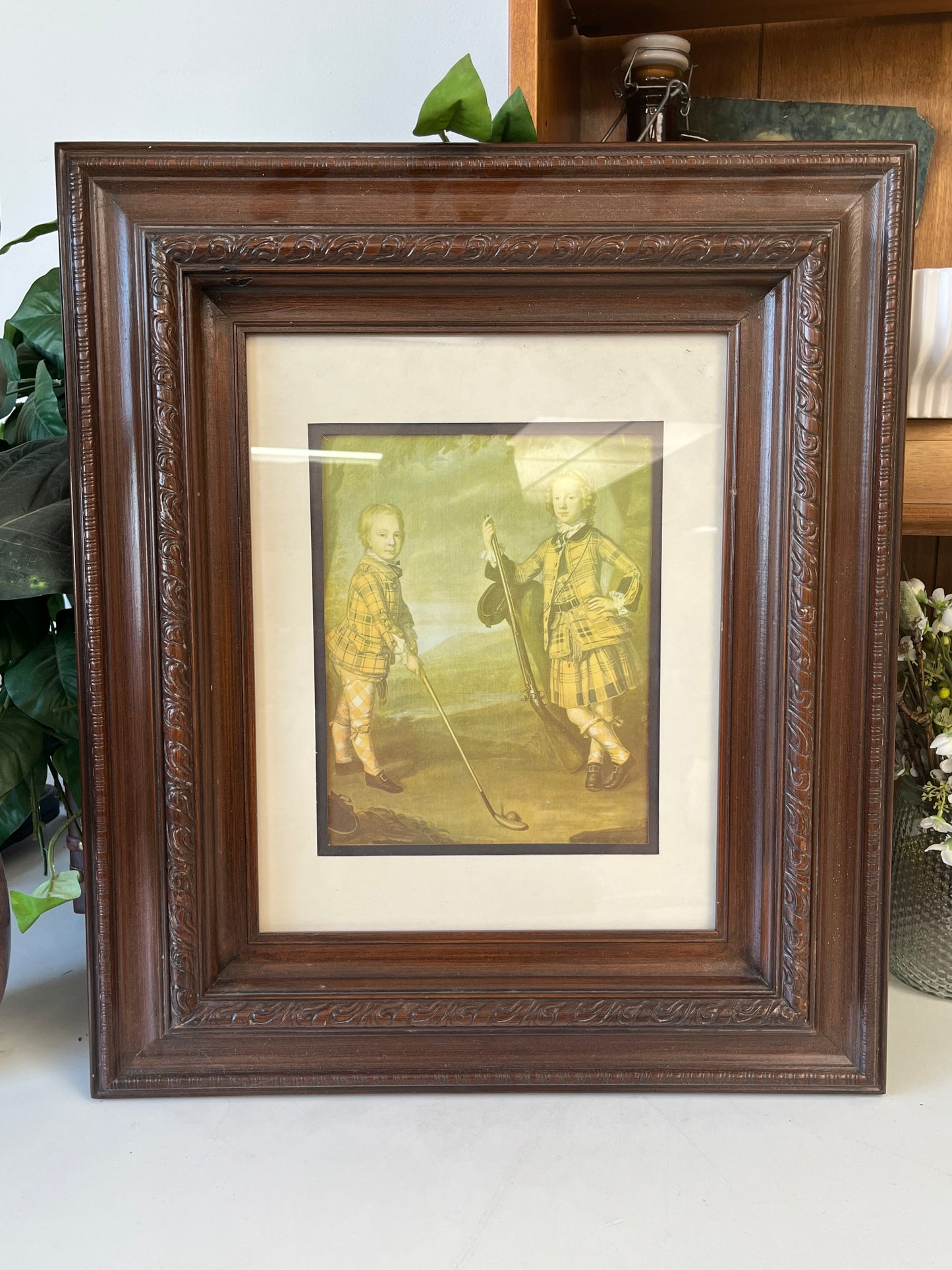 William Mosman "Sir James Macdonald and Sir Alexander Macdonald" Framed Artwork