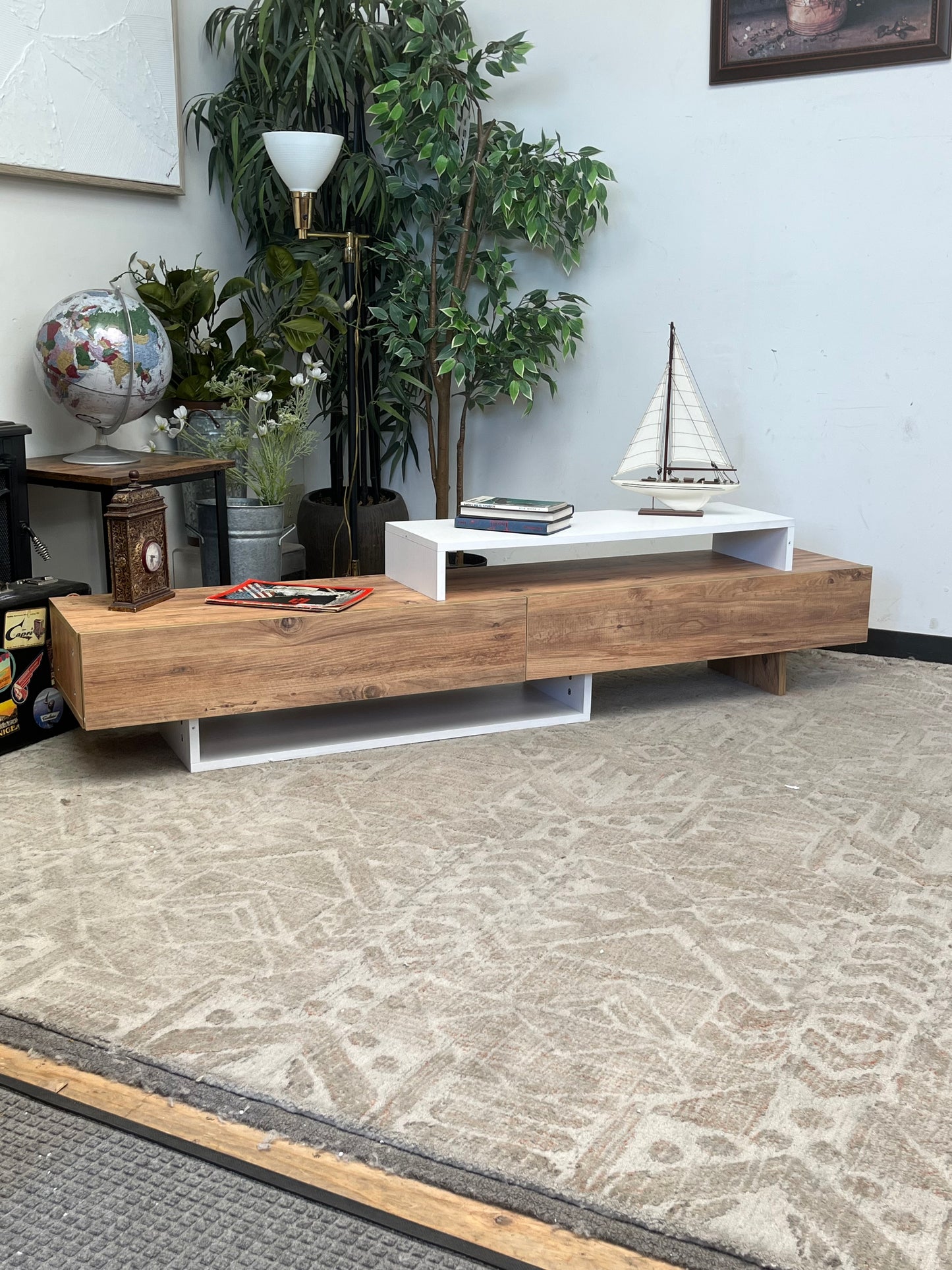 Modern Style Low TV Stand
