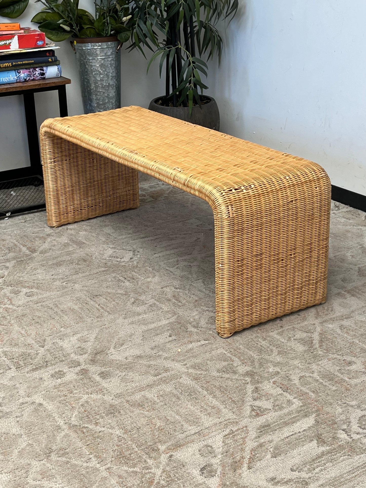 Rattan Wicker Bench