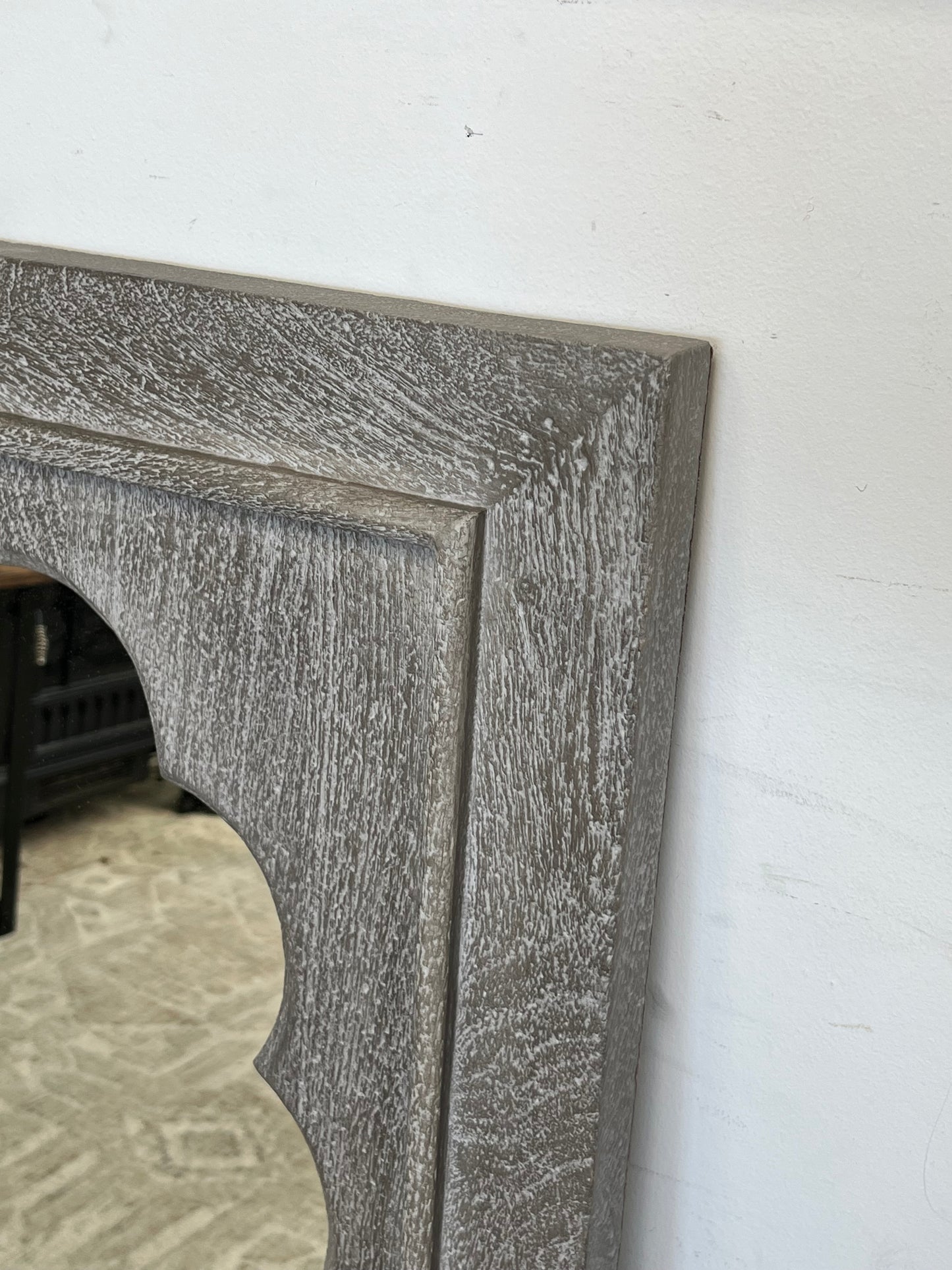 Mango Wood Ornate Framed Mirror