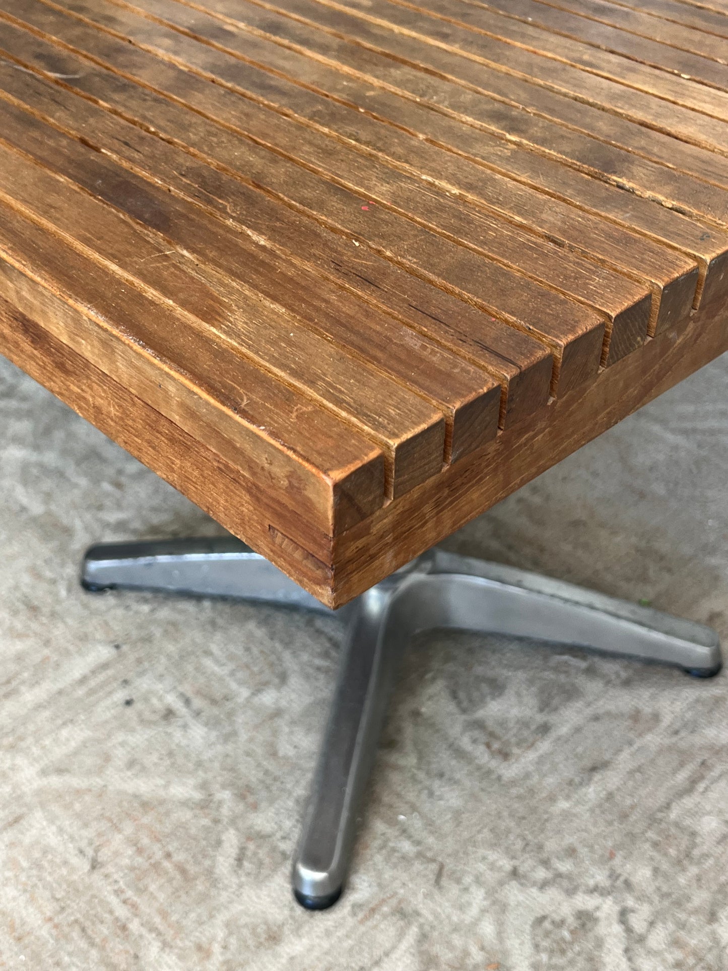 Modern Wooden Square Cafe Table