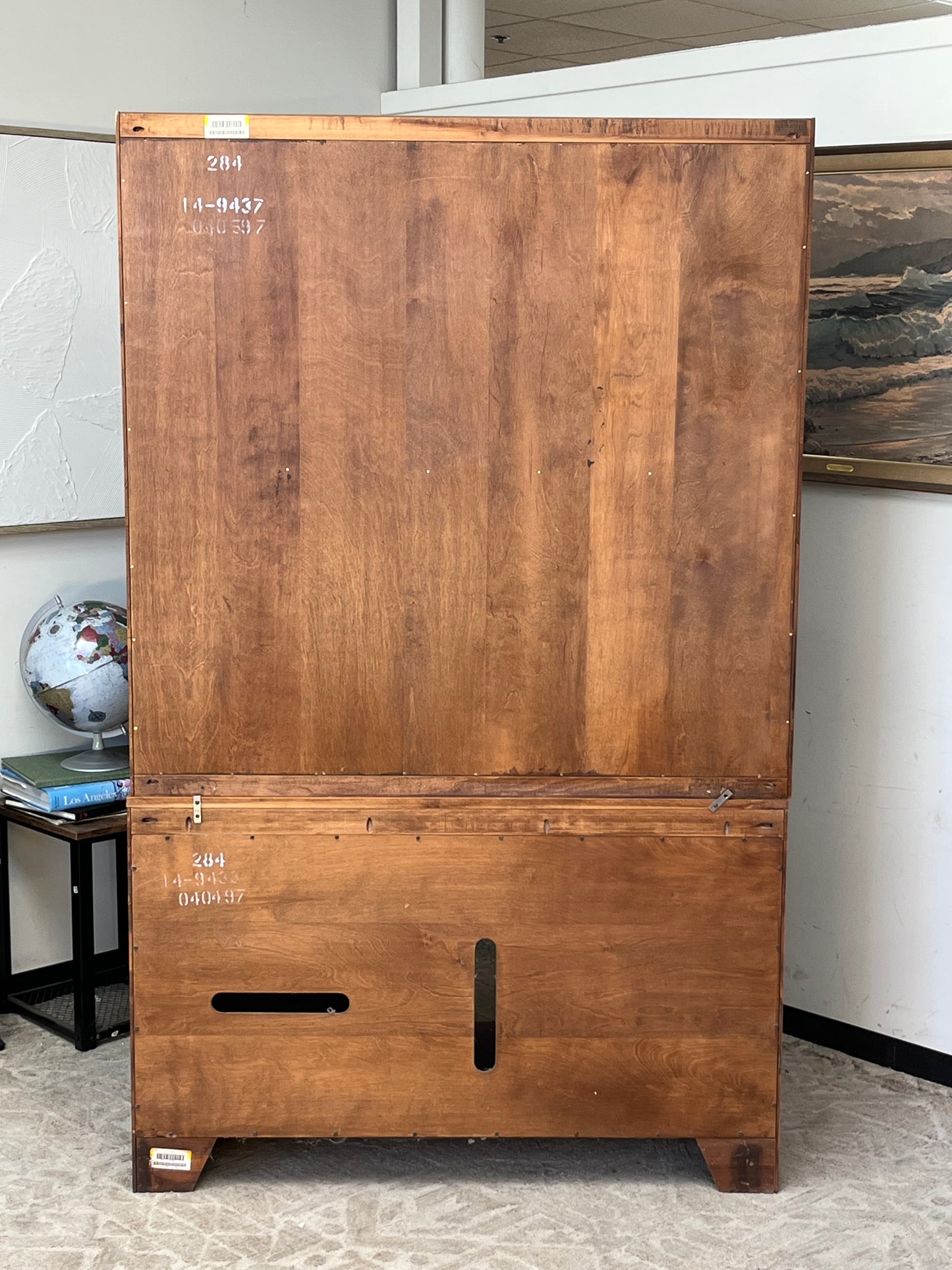 Ethan Allen Computer Desk With Hutch