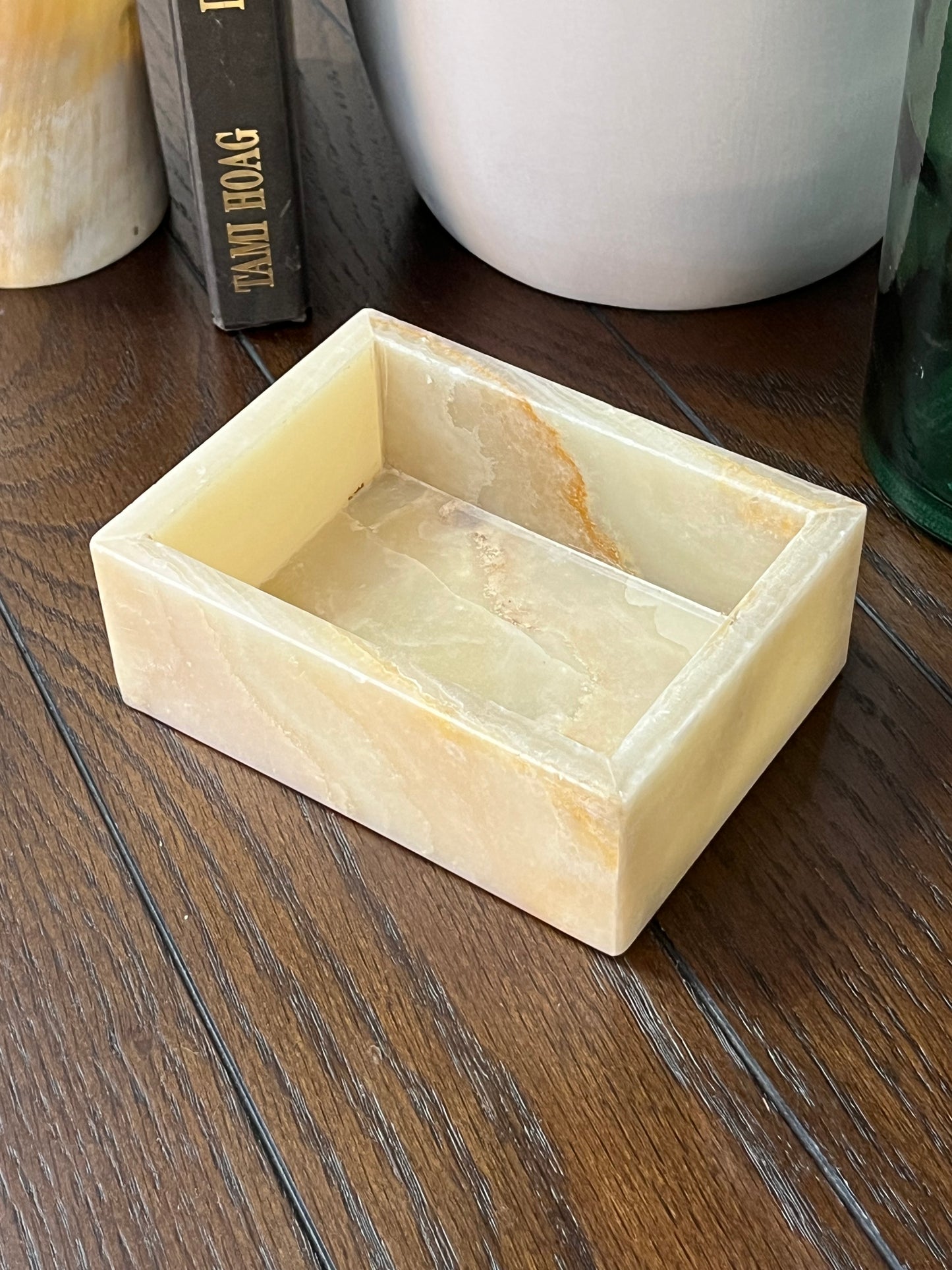 Natural Stone Tray with Lid