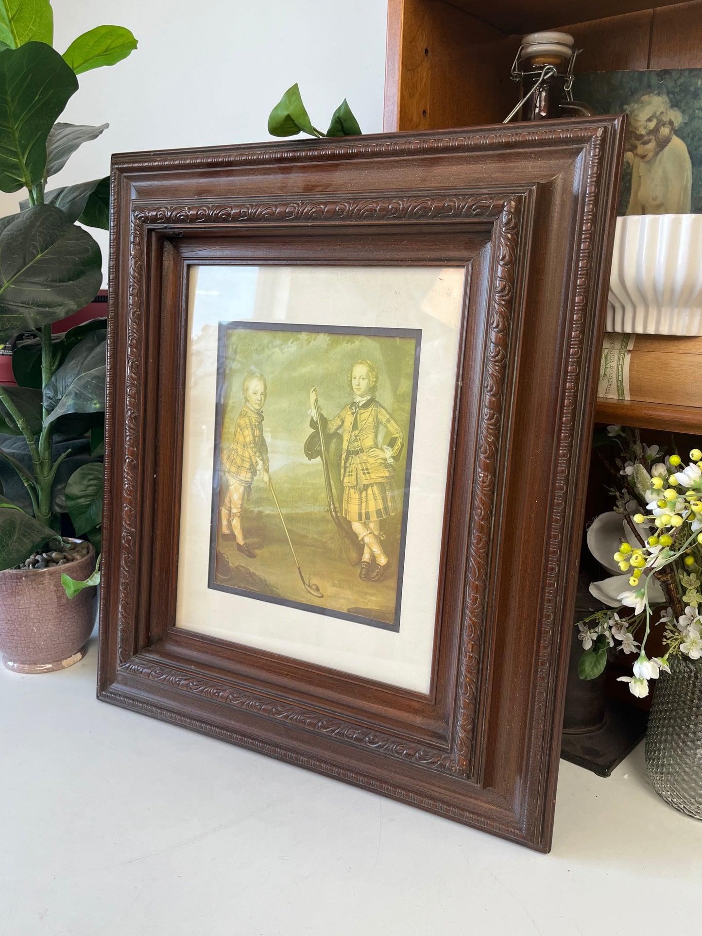 William Mosman "Sir James Macdonald and Sir Alexander Macdonald" Framed Artwork